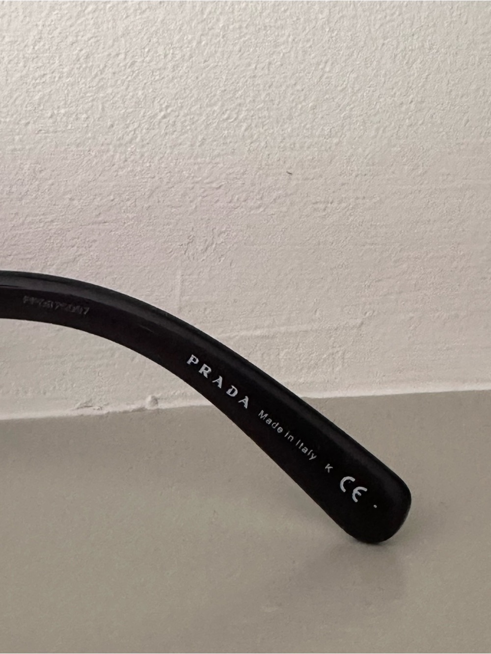 Prada SPR 27N Minimal Baroque Black Sunglasses - Picture 5 of 9